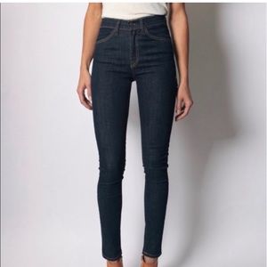 imogene + willie Women's High Rise Jeans - Dark Blue